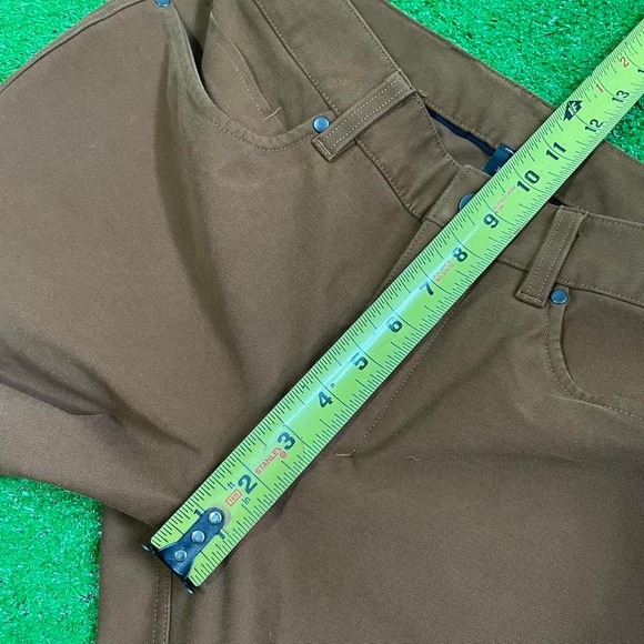 Lululemon Pants Mens 31 Brown ABC Skinny Warpstream Stretch Pockets Active - Picture 3 of 8